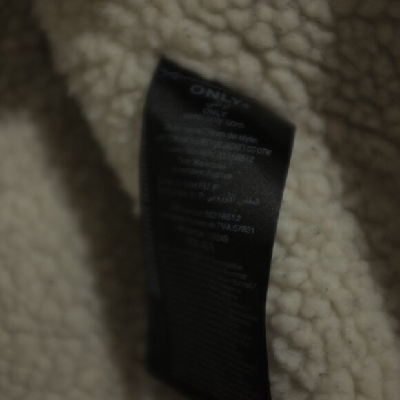 COPY - Only black hoodie sherpa lined bomber jacket size S - Picture 10 of 11